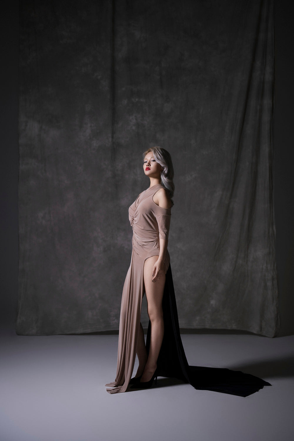 Mystique Dress Cream Jersey