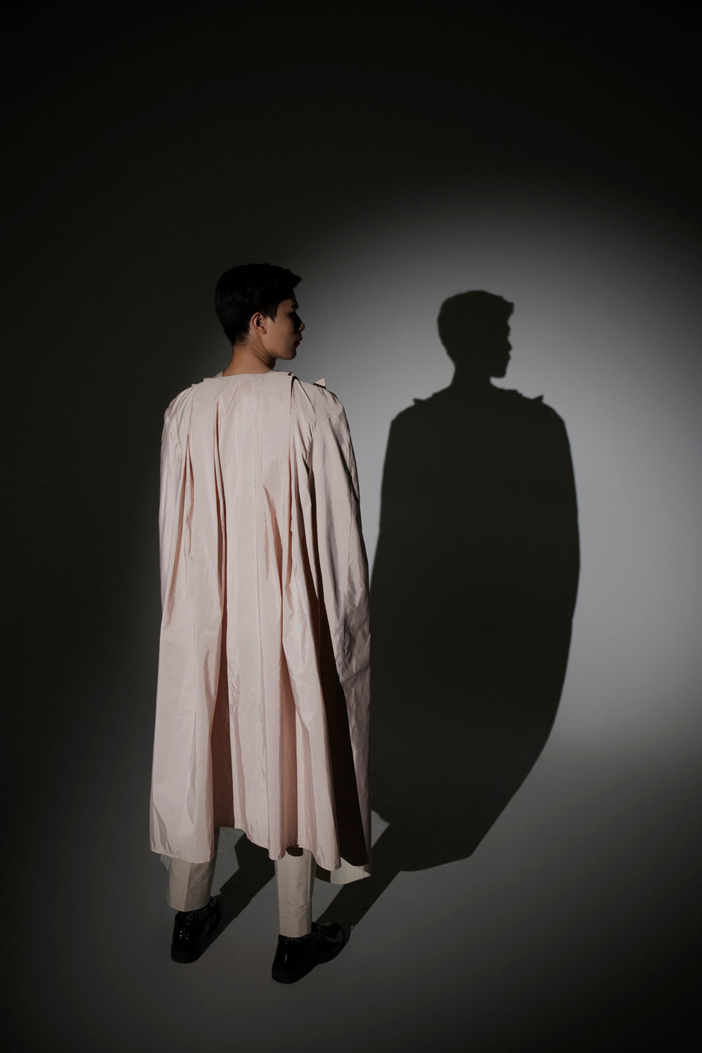 Winged Boxed Pleated Cape