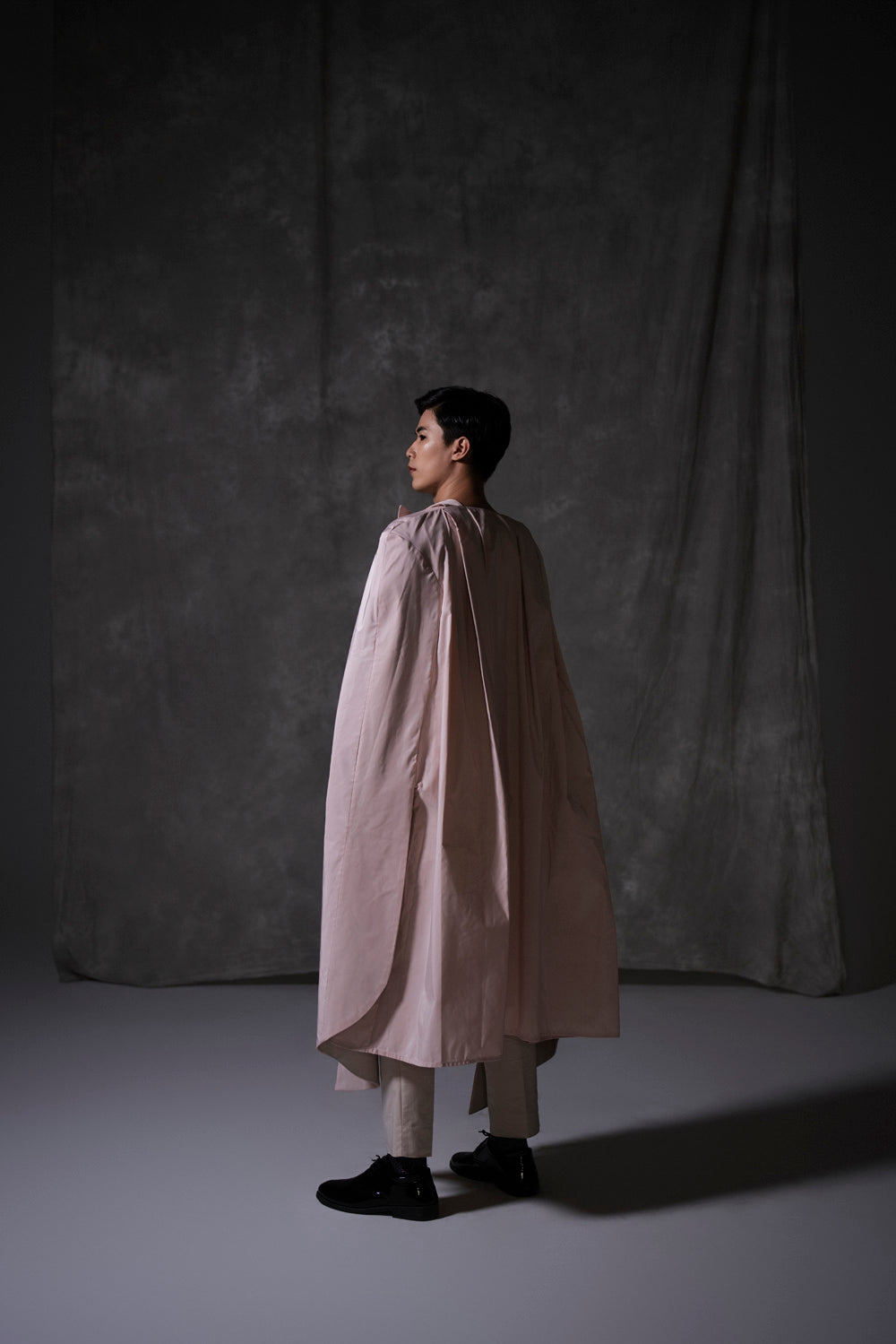 Winged Boxed Pleated Cape