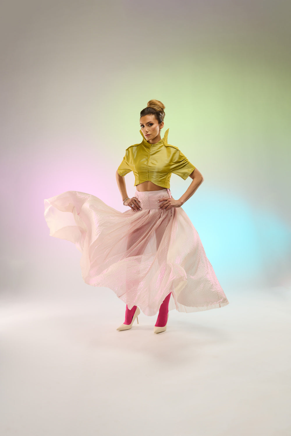 Technical Cropped Top