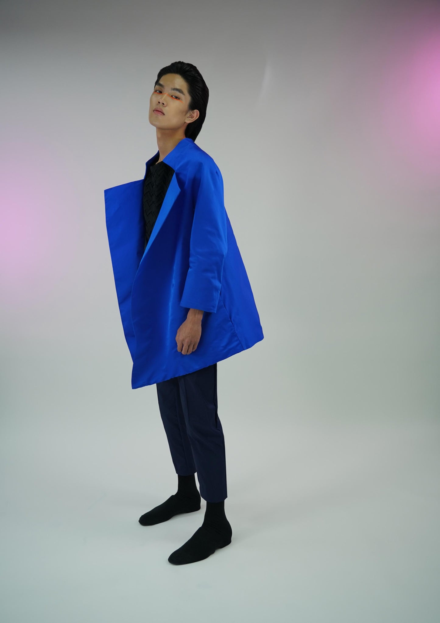 Electric Coat With Cuat Away Lapels