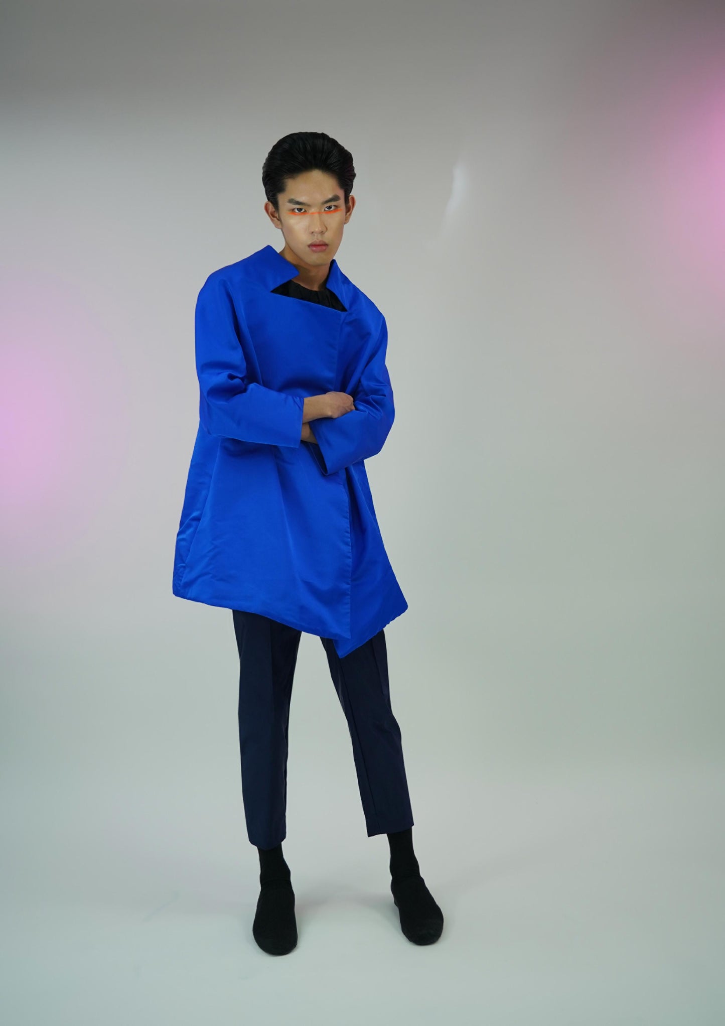 Electric Coat With Cuat Away Lapels