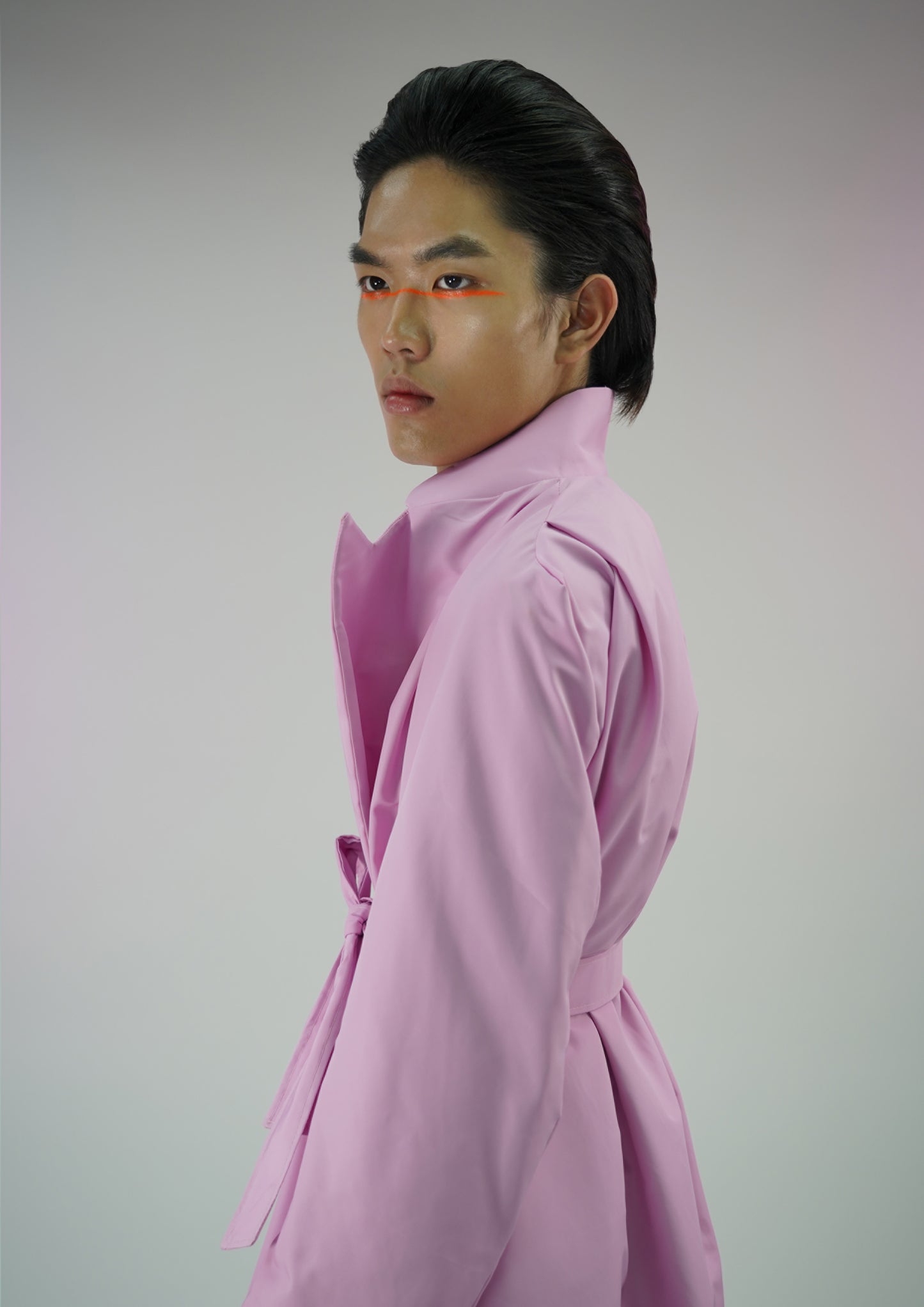 Pink Peak Lapel With Cape