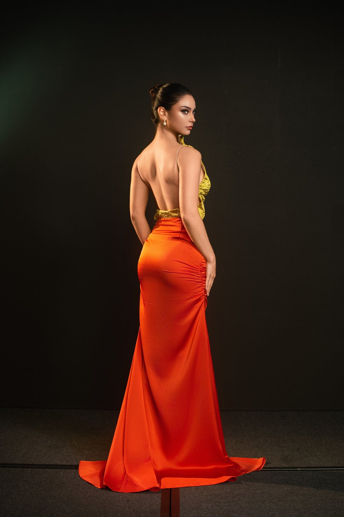 Rita Burned Skirt