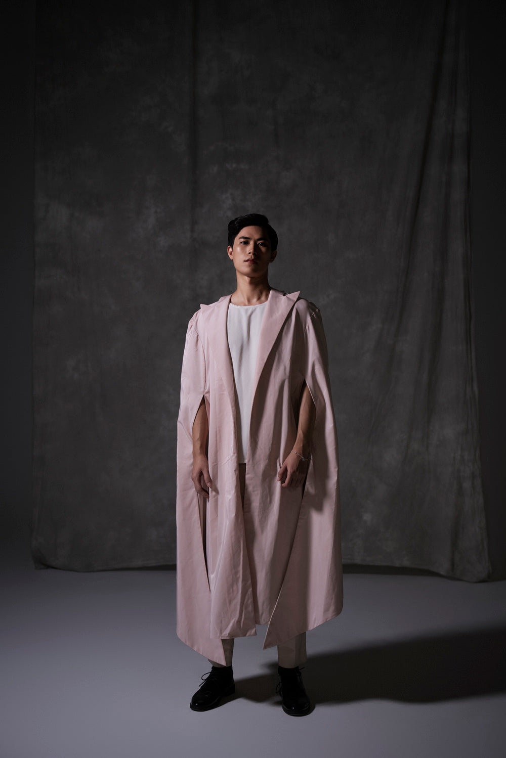 Winged Boxed Pleated Cape